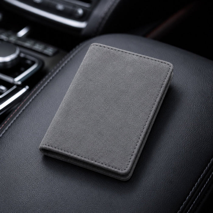 Alcantara Vehicle License & Card Holder AM-RCAL01 - hero