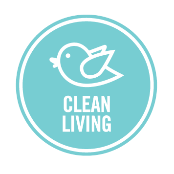 Clean living icon — Eucalyptus Hydrosol Glass Cleaner sample for a non toxic home