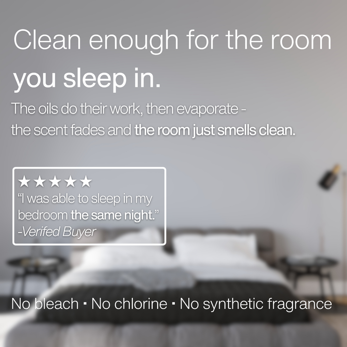 Mould Remover Wall Cleaner is clean enough for a bedroom — no bleach, chlorine or synthetic fragrance