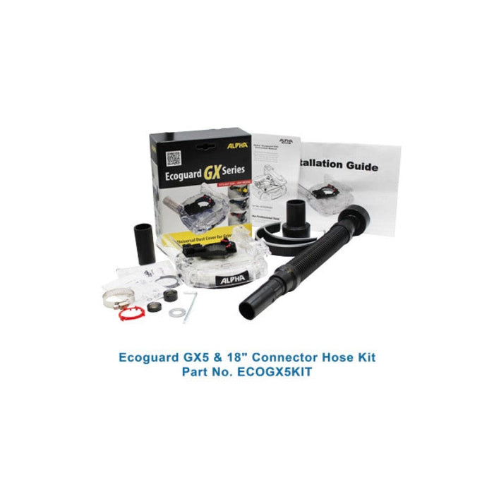 Ecoguard GX Series dust cover kit with 18 in connector hose and parts