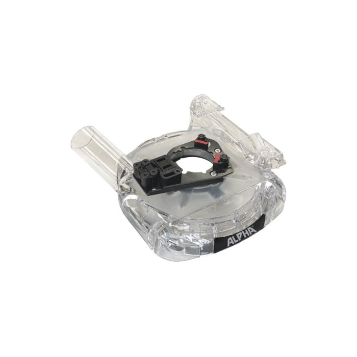 Ecoguard GX dust cover base with open mounting bracket and ports