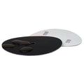 Wet/dry sanding discs set, overlapping round abrasive pads with mounting holes