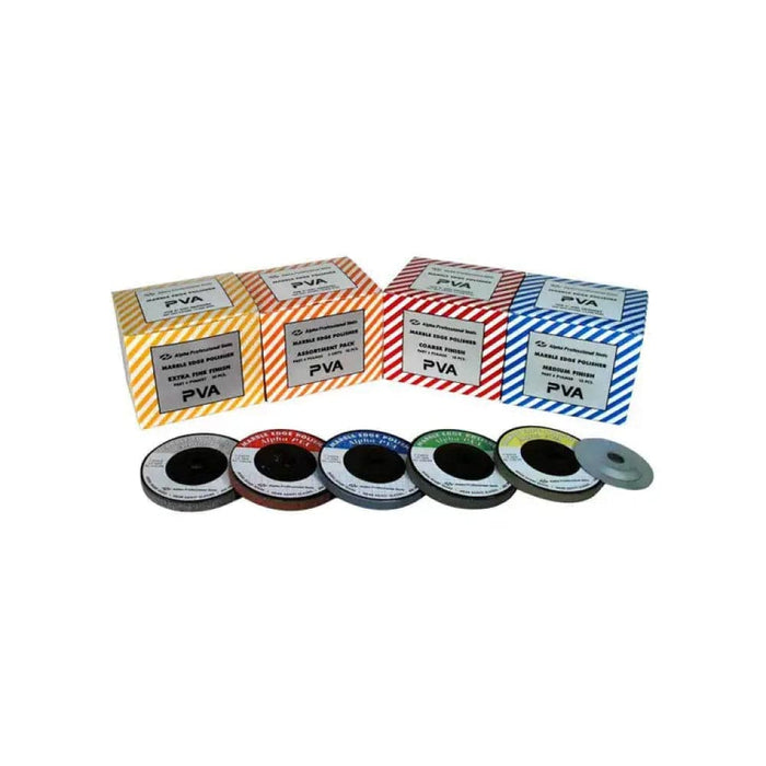 Alpha PVA 4" high-speed polishing pads assortment kit (10-pack box)