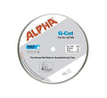 Q-CUT Turbo diamond wet blade disc, Q-Cut label with max RPM and diameter