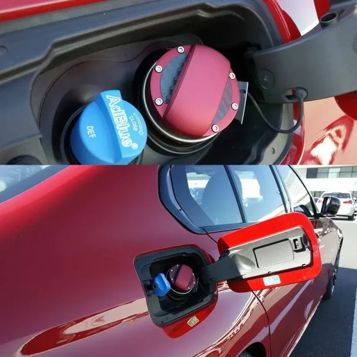 Aluminum fuel cap cover for BMW & MINI — DEFF