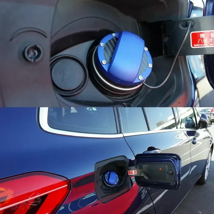 Aluminum fuel cap cover for BMW & MINI — DEFF