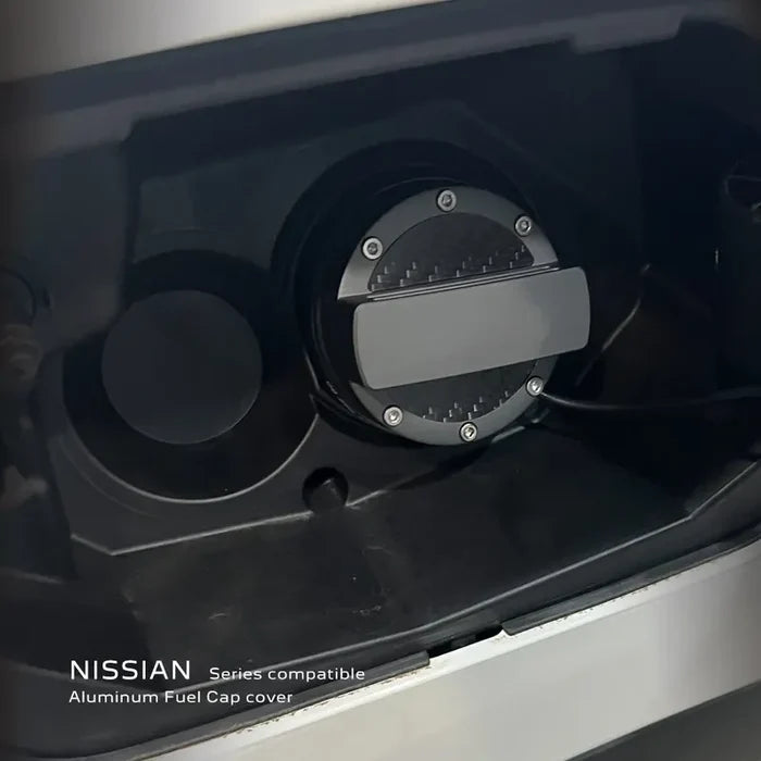 Aluminum fuel cap cover for Nissan (Type 1) — DEFF