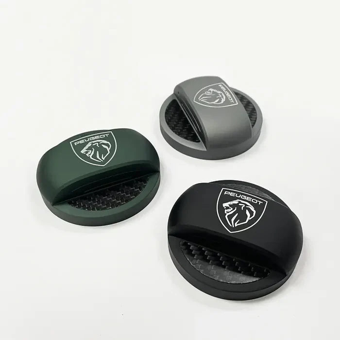Aluminum fuel cap cover for Peugeot & Citroën — DEFF