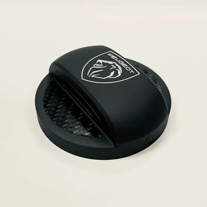 Aluminum fuel cap cover for Peugeot & Citroën — DEFF
