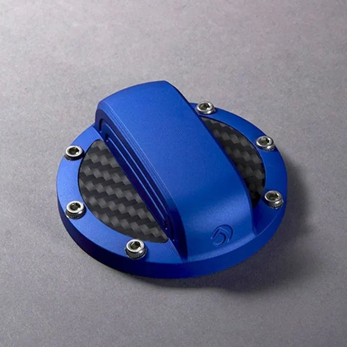 Aluminum fuel cap cover for Toyota, Lexus, Mazda, Subaru & Daihatsu — DEFF