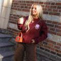 Amour club sweater burgundy