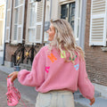 Amour jack gekleurde letters oud roze