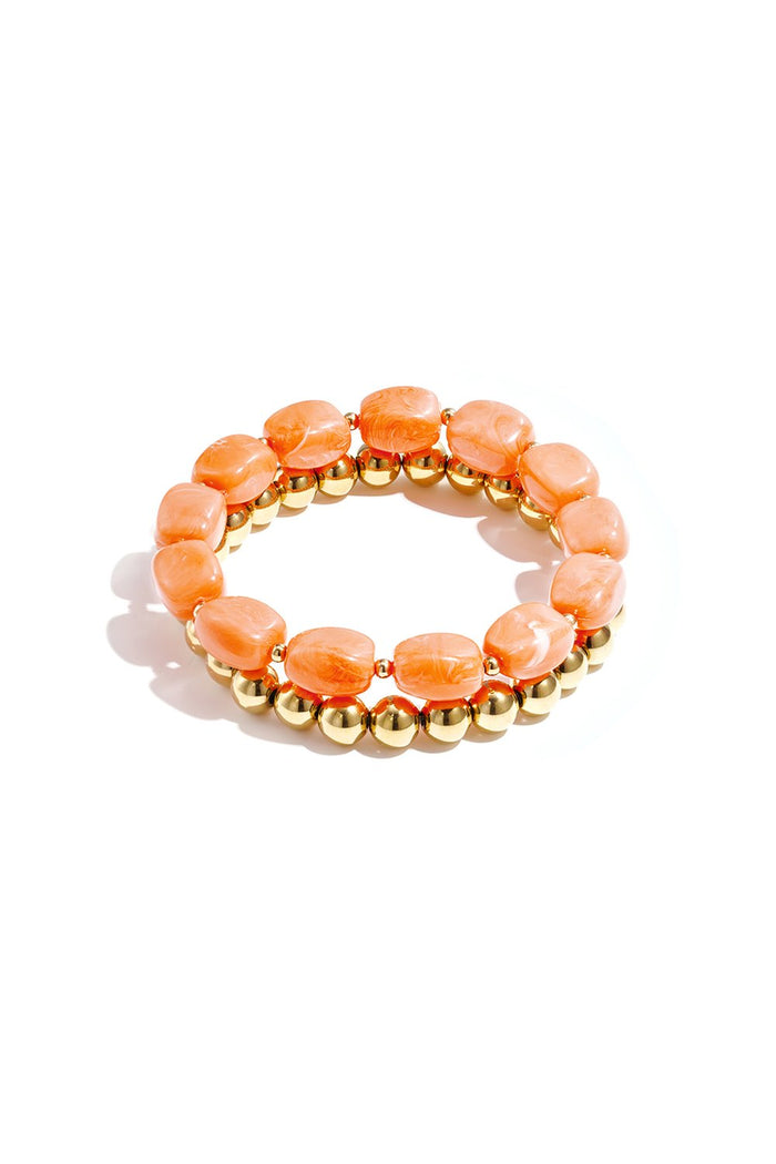 Armbanden set oranje
