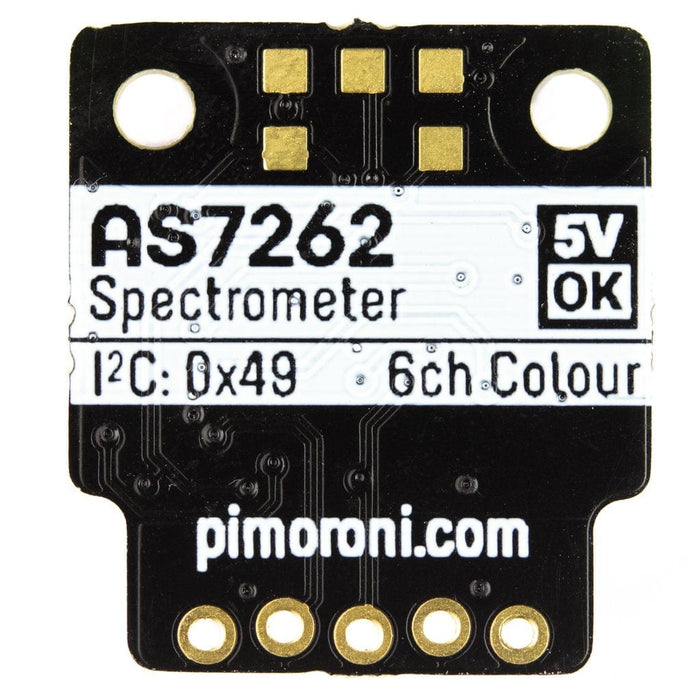 AS7262 6-channel Spectral Sensor (Spectrometer) Breakout [Discontinued] by Pimoroni - The Pi Hut