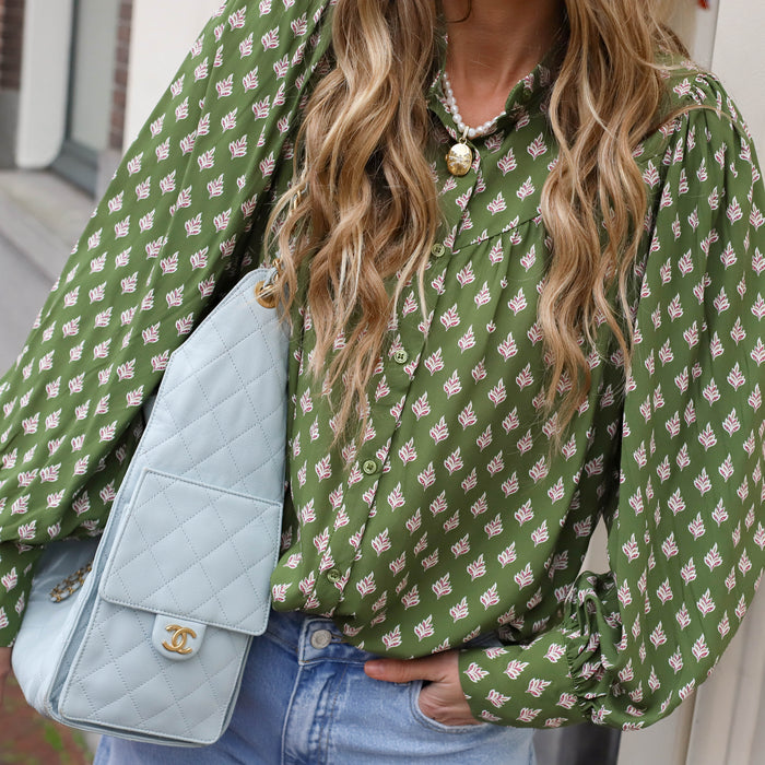 Ashley blouse spaghumflower