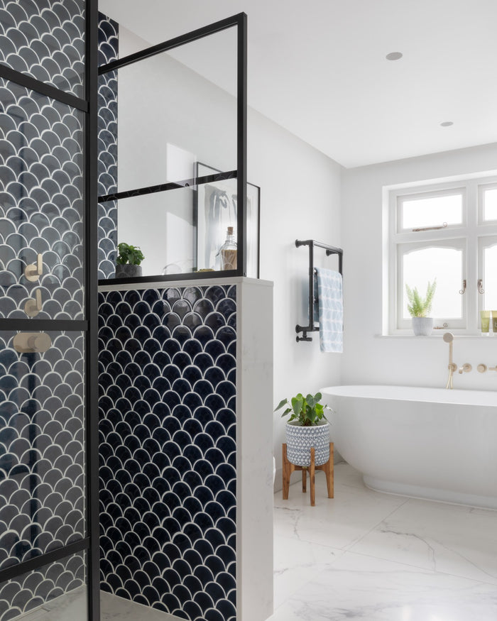 Atlantis Porcelain Mosaic Navy