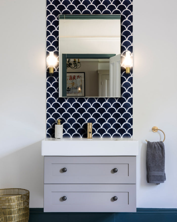 Atlantis Porcelain Mosaic Navy