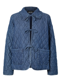 Aura quilt jacket medium blue