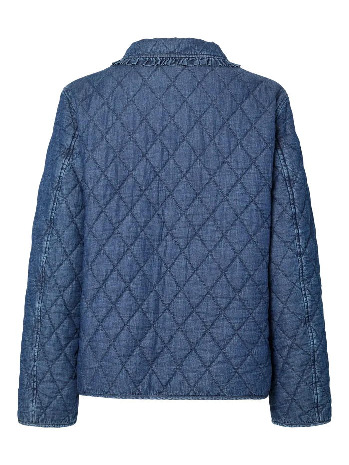 Aura quilt jacket medium blue