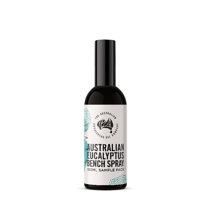 Australian Eucalyptus Bench Spray 100ml sample pack bottle