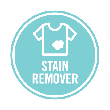 Stain remover icon — Australian Eucalyptus Non Toxic Spray lifts marks from fabric
