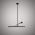 Baton 30-in LED Pendant Matte Black  Dimmable 30W
