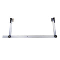 Universal tile side support with two adjustable arms and base plate