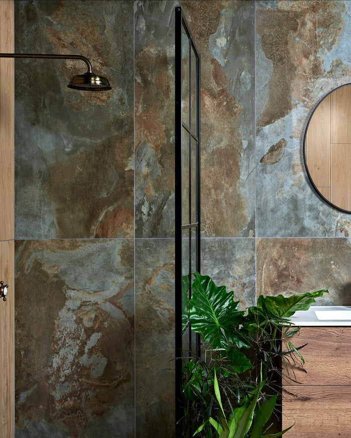 Beach Hut Porcelain Caramel|Credit: Swadling Brassware|komodo-porcelain-green