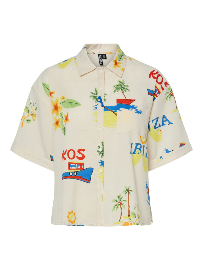 Bella blouse eggnog