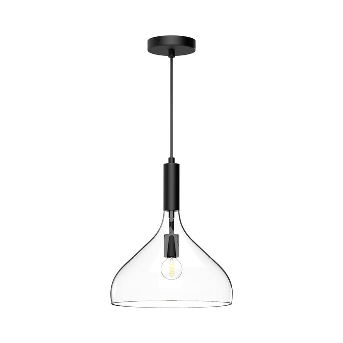 Belleview 12-in Steel Pendant