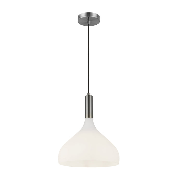Belleview 12-in Steel Pendant