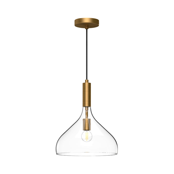 Aged Gold/Clear Glass