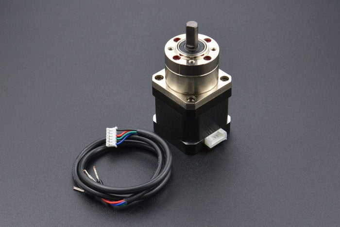 Bipolar Stepper Motor with Planet Gear Box  (18kg.cm) by The Pi Hut - The Pi Hut