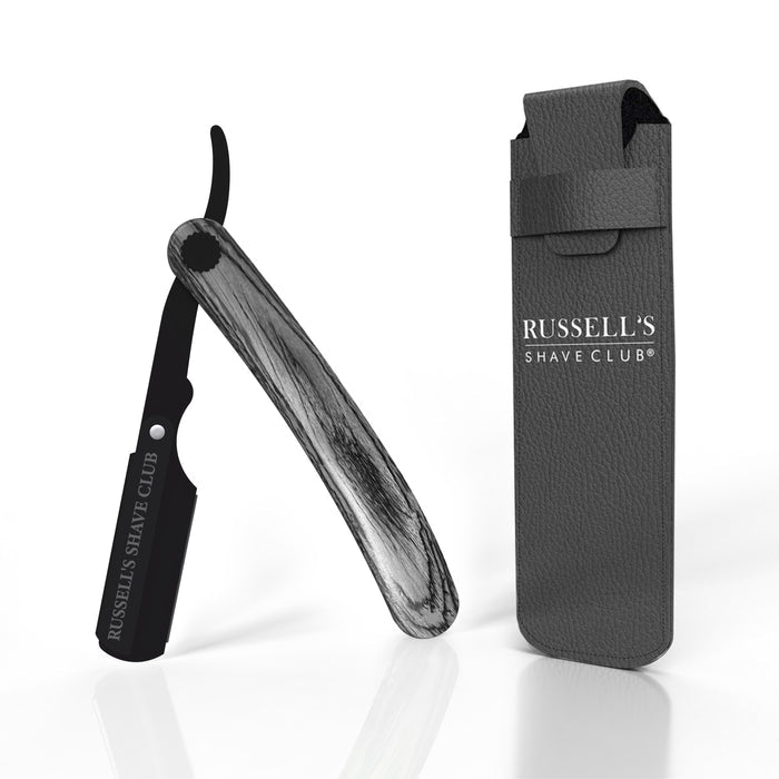 Black Wooden Cut-Throat Razor