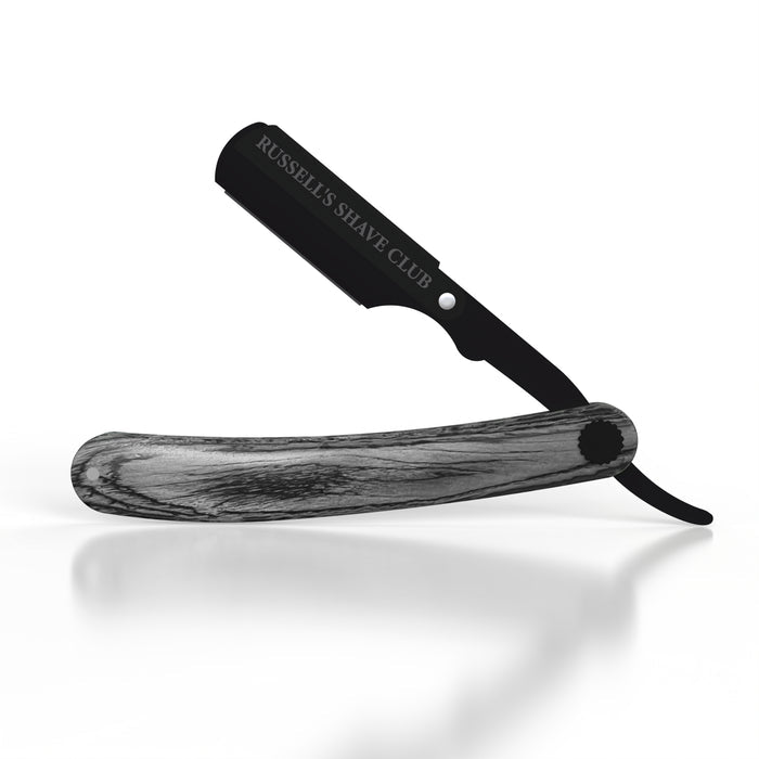Black Wooden Cut-Throat Razor