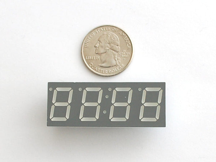 Blue 7-segment clock display - 0.56" digit height by The Pi Hut - The Pi Hut