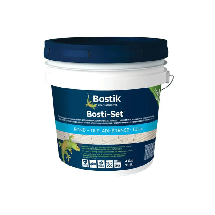 Bostik Bosti-Set tile adhesive bucket, 15.1 L, dark blue lid