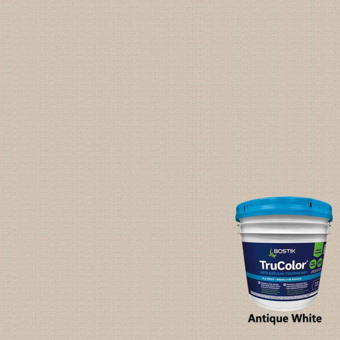 TruColor RapidCure pre-mixed grout bucket, Antique White color