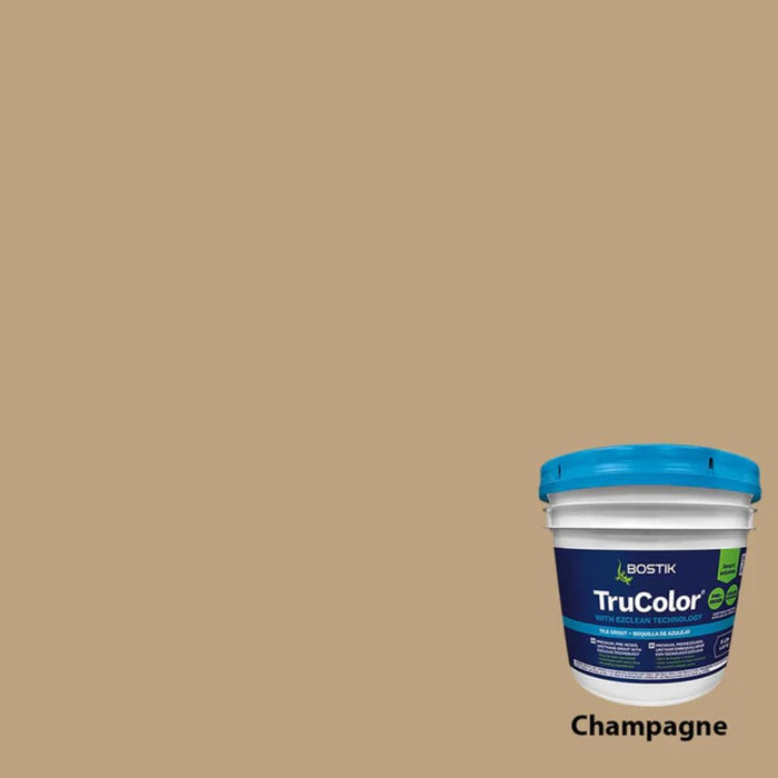 TruColor RapidCure pre-mixed grout bucket, Champagne color