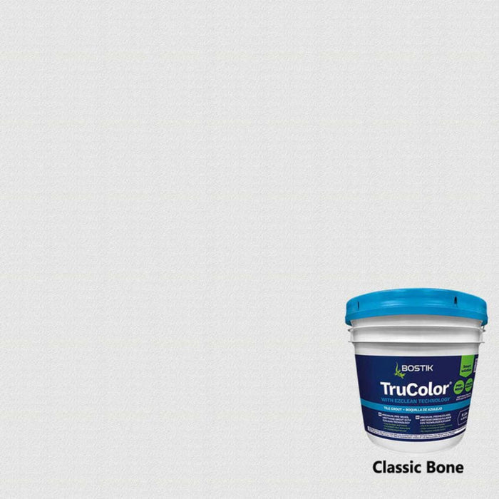 TruColor RapidCure pre-mixed grout bucket, Classic Bone color