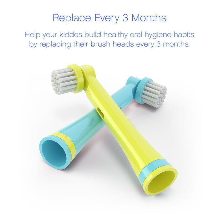 Replacement Brush Heads 2 Pack - Ollie the Elephant | Brusheez®