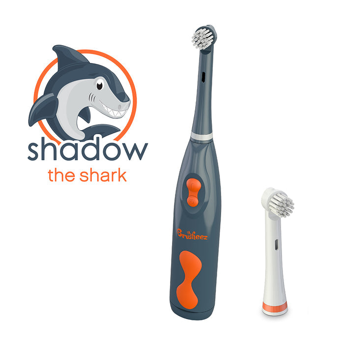 Replacement Brush Heads 2 Pack -  Shadow the Shark | Brusheez®