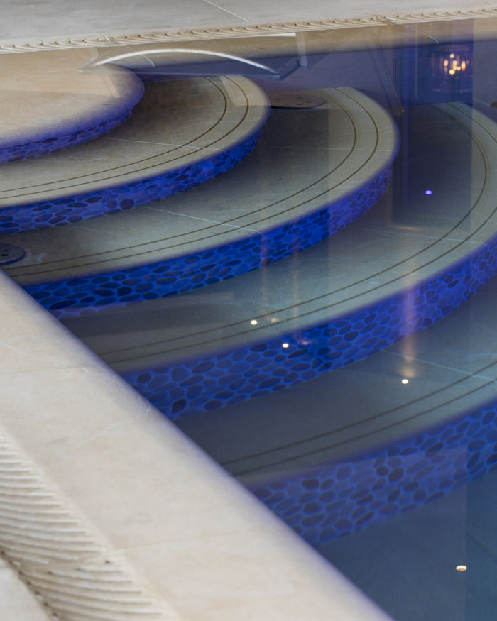 Buscot Limestone Etched Bullnose Coping