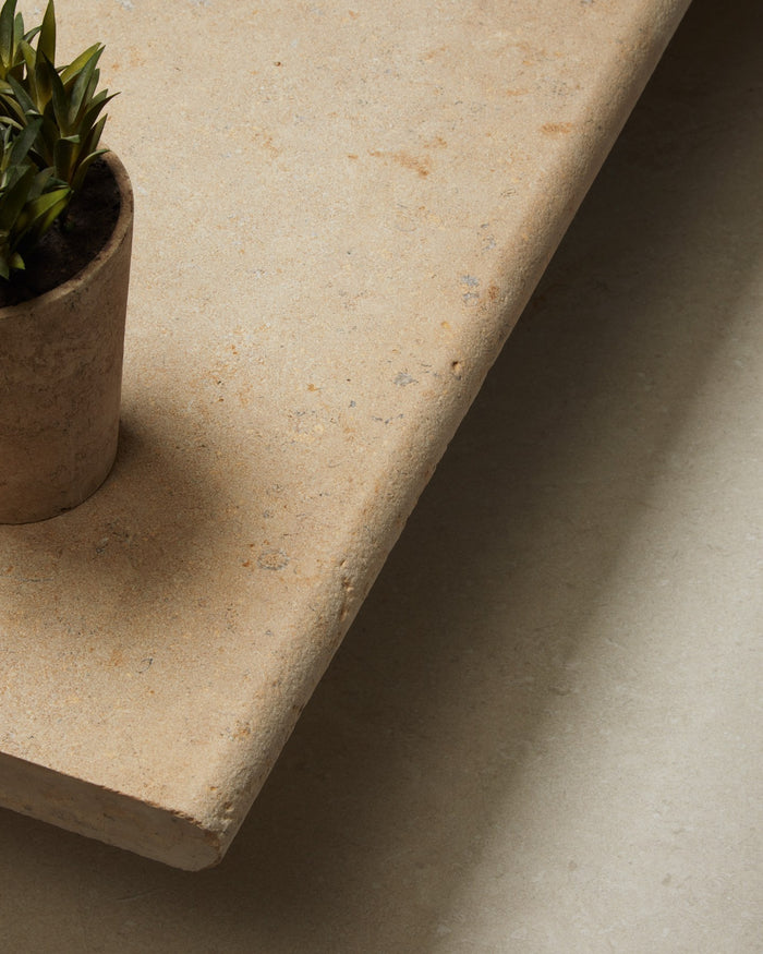 Buscot Limestone Etched Bullnose Coping