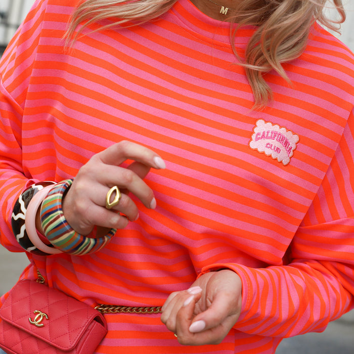 California sweater roze fuchsia