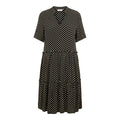 Casta polkadot jurk zwart