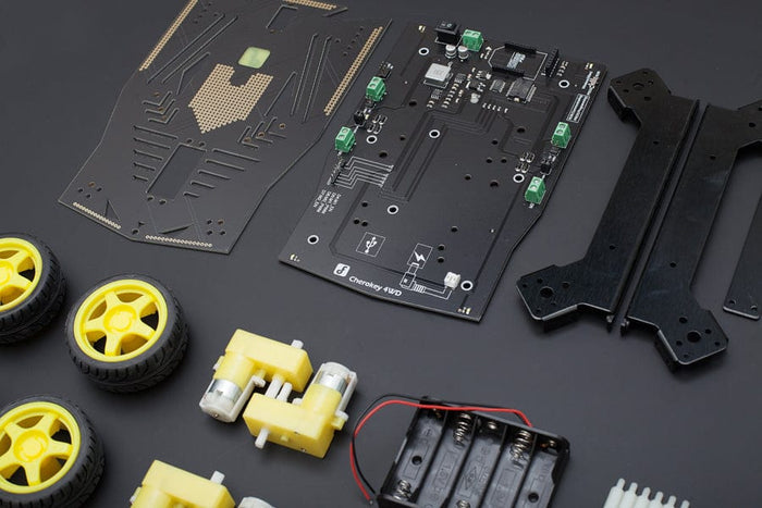 Cherokey: 4WD Mobile Robot for Arduino [Discontinued] by DFRobot - The Pi Hut