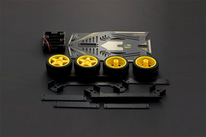 Cherokey: A 4WD Basic Robot Building Kit for Arduino [Discontinued] by DFRobot - The Pi Hut