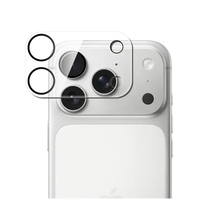 Clear hybrid camera lens cover for iPhone 17 — DEFF