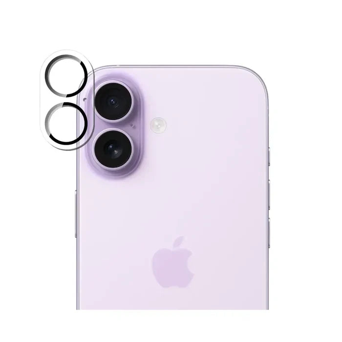 Clear hybrid camera lens cover for iPhone 17 — DEFF